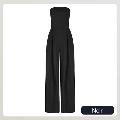 Jumpsuit sans manches avec poches